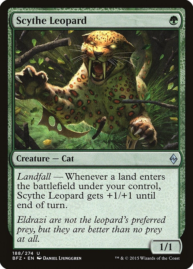 Image for Scythe Leopard (188) [Battle for Zendikar]