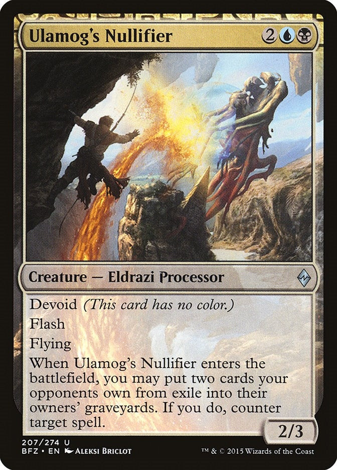 Image for Ulamog's Nullifier (207) [Battle for Zendikar]