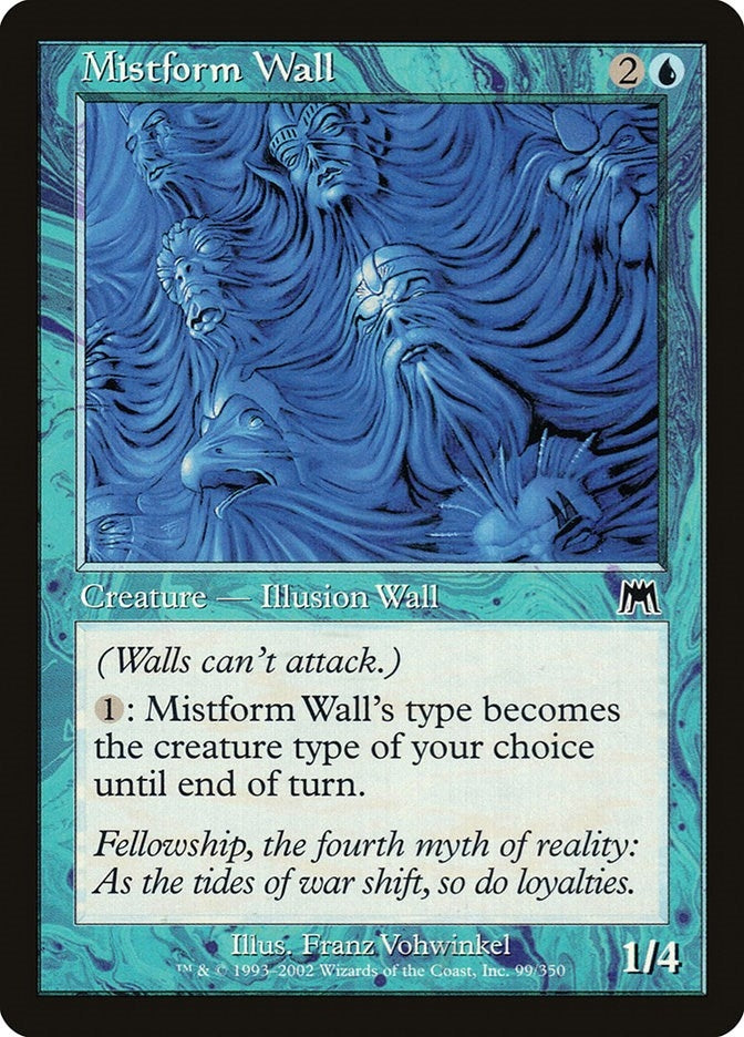 Image for Mistform Wall (99) [Onslaught]