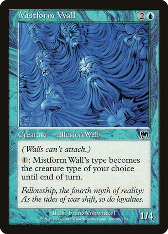 Image for Mistform Wall (99) [Onslaught]
