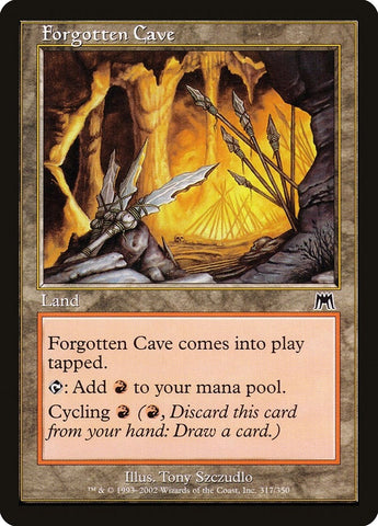 Image for Forgotten Cave (317) [Onslaught]