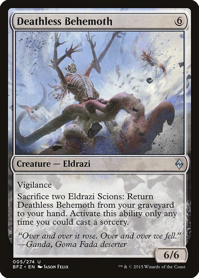 Image for Deathless Behemoth (5) [Battle for Zendikar]