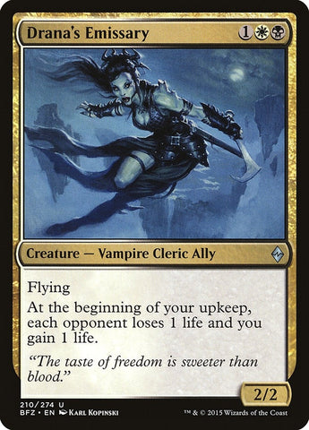 Image for Drana's Emissary (210) [Battle for Zendikar]
