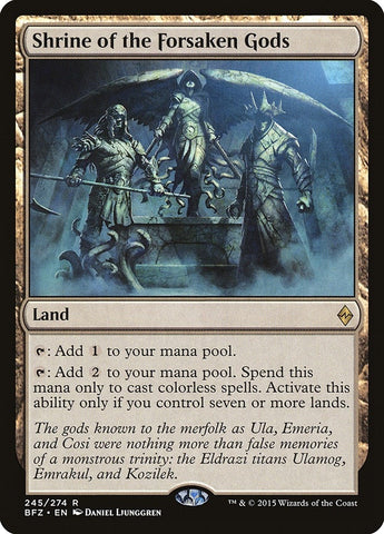 Image for Shrine of the Forsaken Gods (245) [Battle for Zendikar]