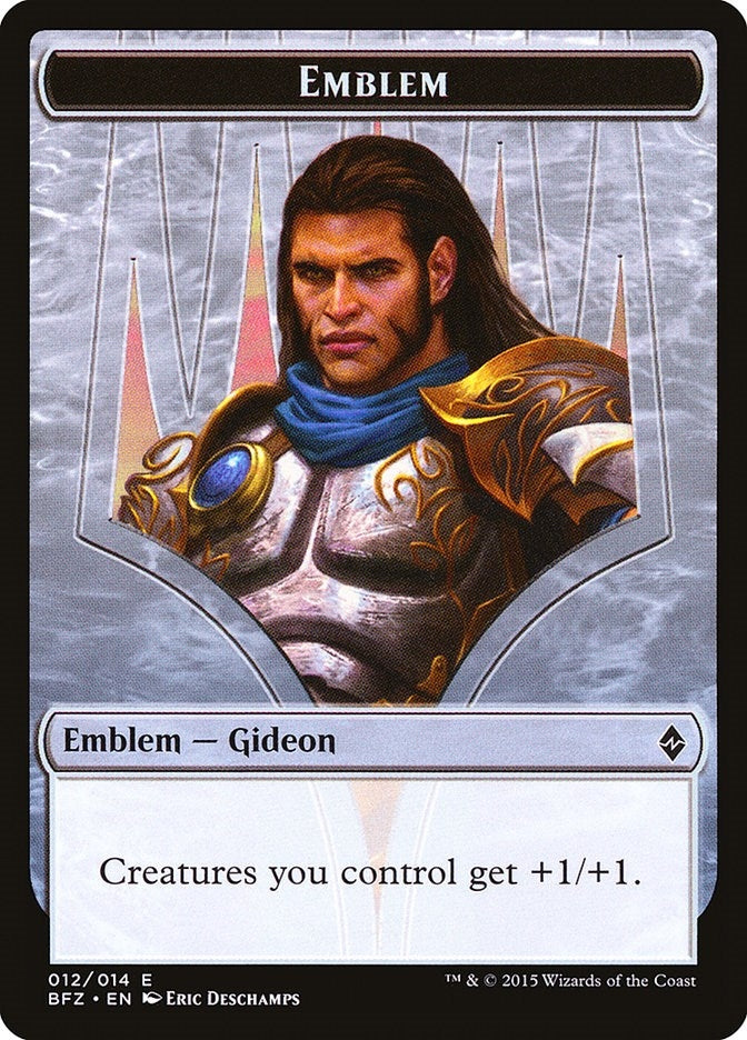 Image for Emblem - Gideon, Ally of Zendikar (12) [Battle for Zendikar]