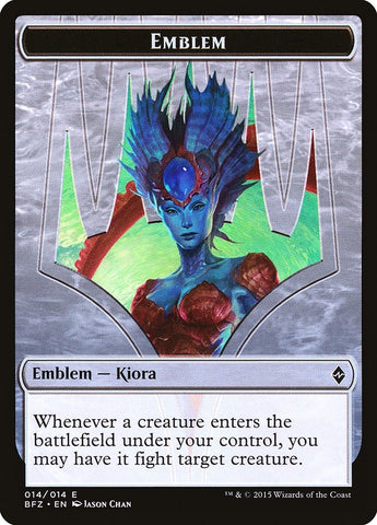 Image for Emblem - Kiora, Master of the Depths (14) [Battle for Zendikar]