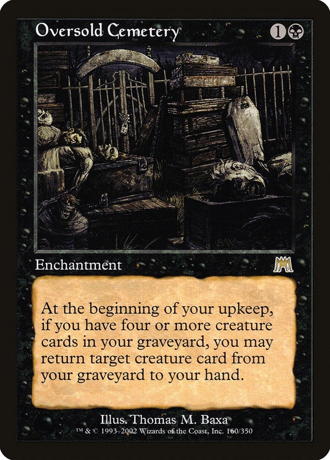 Image for Oversold Cemetery (160) [Onslaught]