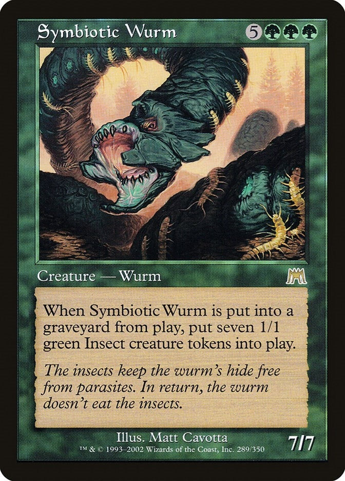 Image for Symbiotic Wurm (289) [Onslaught]