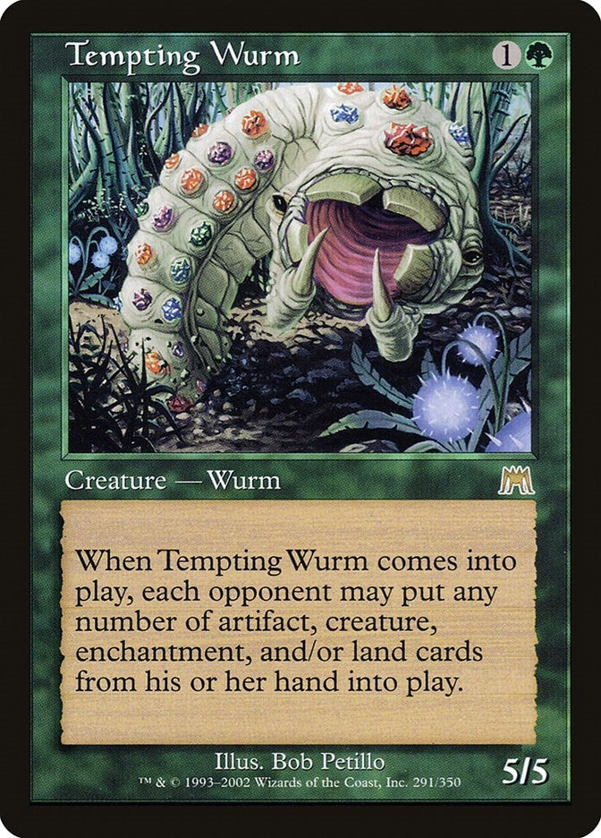 Image for Tempting Wurm (291) [Onslaught]