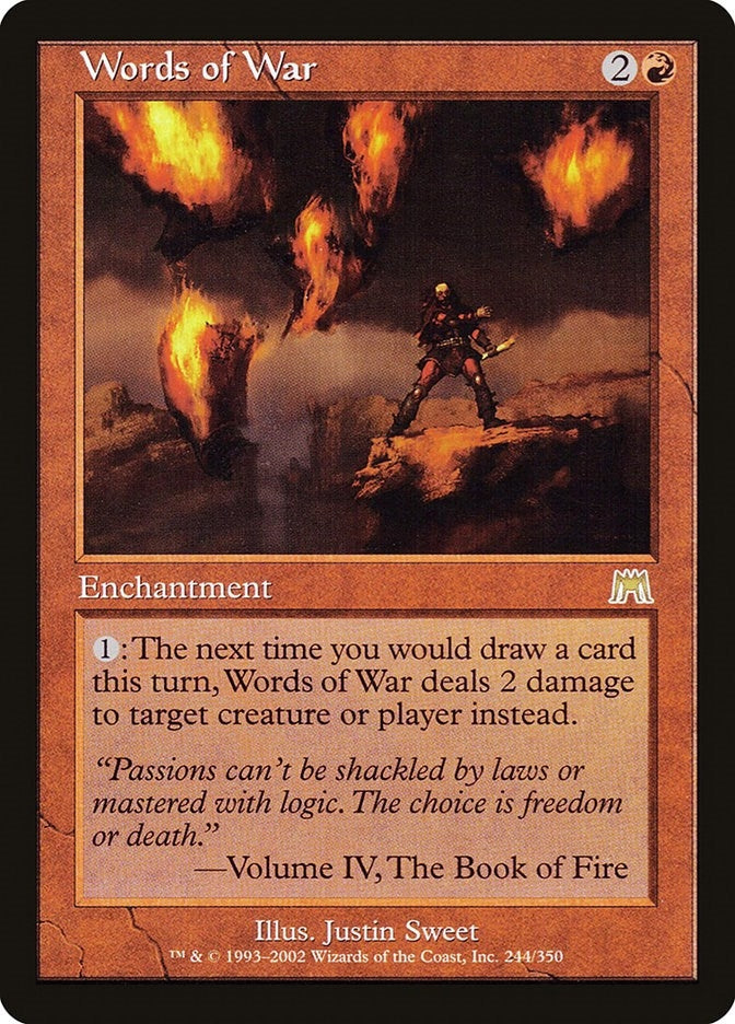 Image for Words of War (244) [Onslaught]