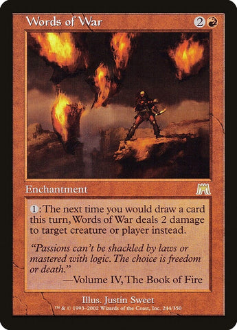 Image for Words of War (244) [Onslaught]