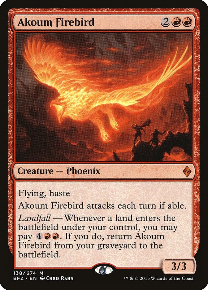 Image for Akoum Firebird (138) [Battle for Zendikar]