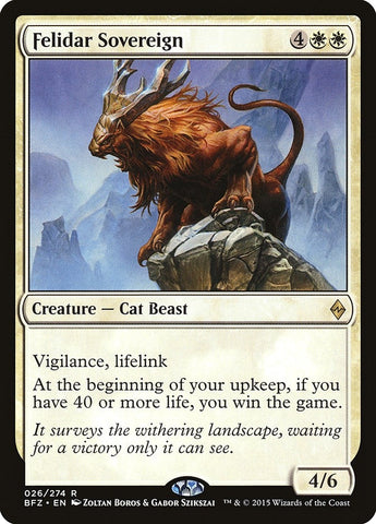 Image for Felidar Sovereign (26) [Battle for Zendikar]