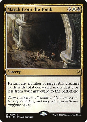 Image for March from the Tomb (214) [Battle for Zendikar]