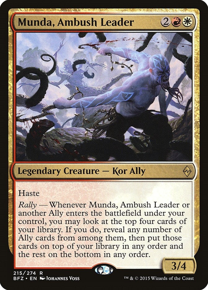 Image for Munda, Ambush Leader (215) [Battle for Zendikar]