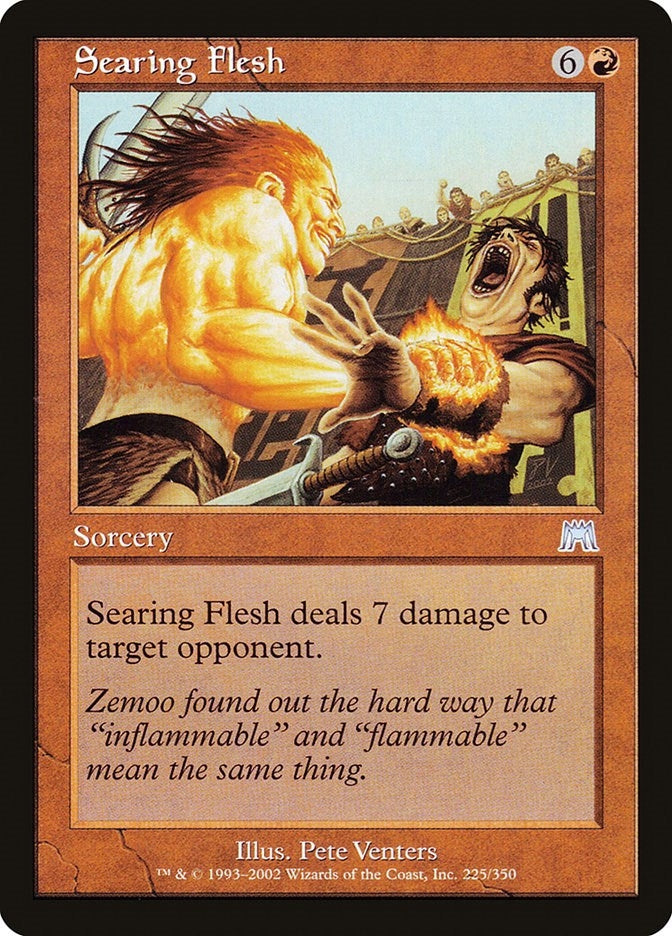 Image for Searing Flesh (225) [Onslaught]