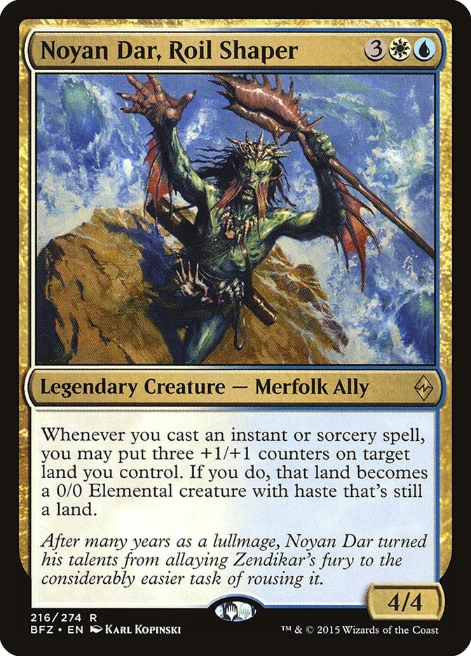 Image for Noyan Dar, Roil Shaper (216) [Battle for Zendikar]