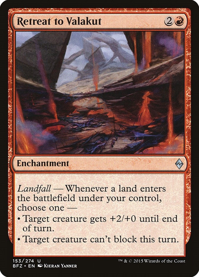 Image for Retreat to Valakut (153) [Battle for Zendikar]
