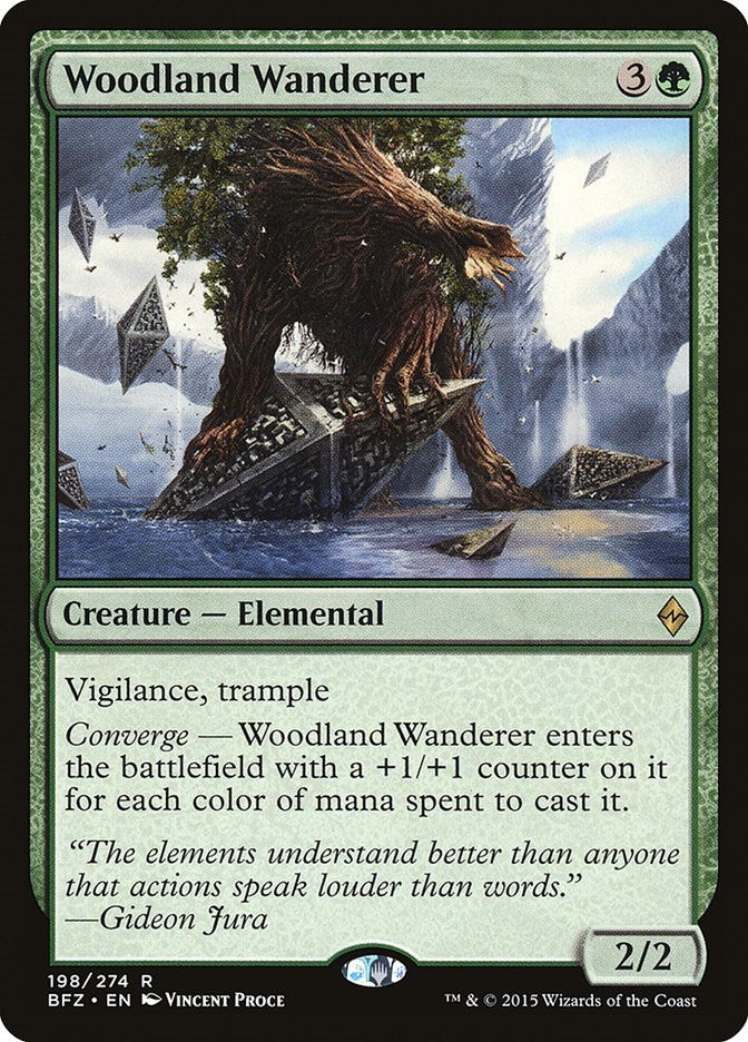 Image for Woodland Wanderer (198) [Battle for Zendikar]