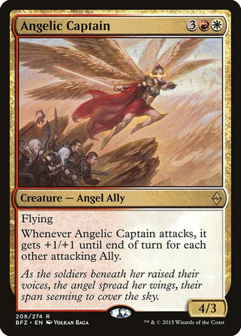 Image for Angelic Captain (208) [Battle for Zendikar]