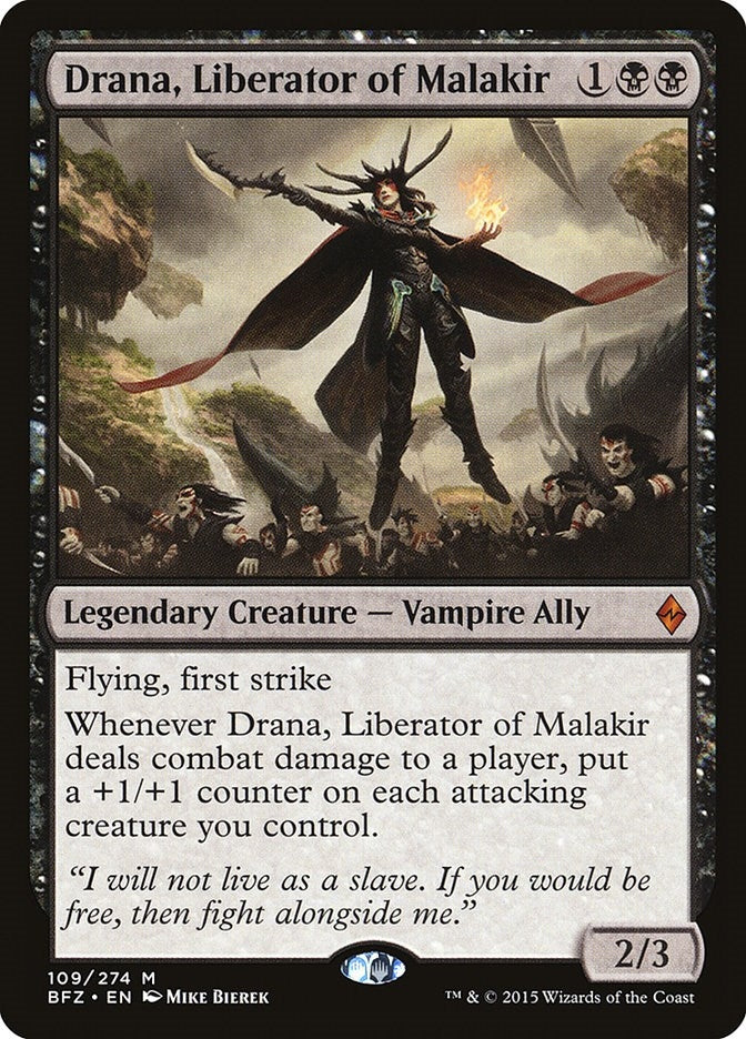 Image for Drana, Liberator of Malakir (109) [Battle for Zendikar]