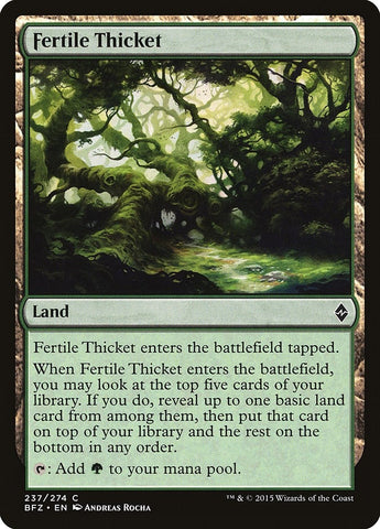 Image for Fertile Thicket (237) [Battle for Zendikar]