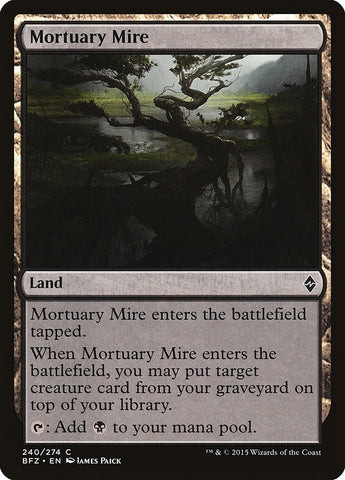 Image for Mortuary Mire (240) [Battle for Zendikar]