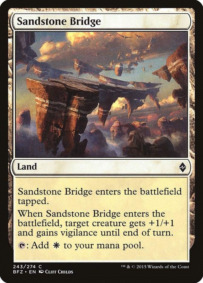 Image for Sandstone Bridge (243) [Battle for Zendikar]