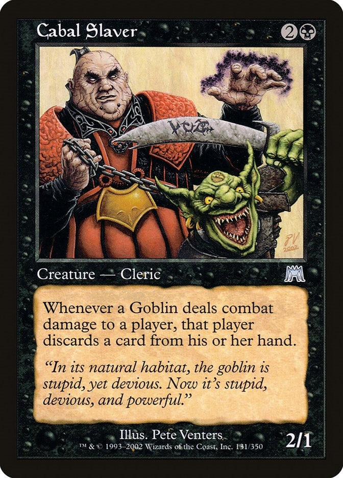 Image for Cabal Slaver (131) [Onslaught]