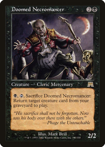 Image for Doomed Necromancer (140) [Onslaught]