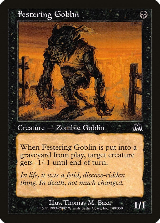 Image for Festering Goblin (148) [Onslaught]