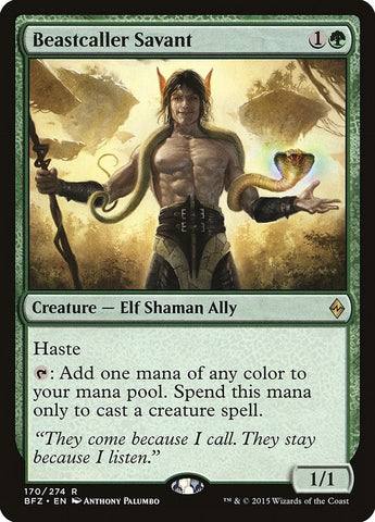 Image for Beastcaller Savant (170) [Battle for Zendikar]