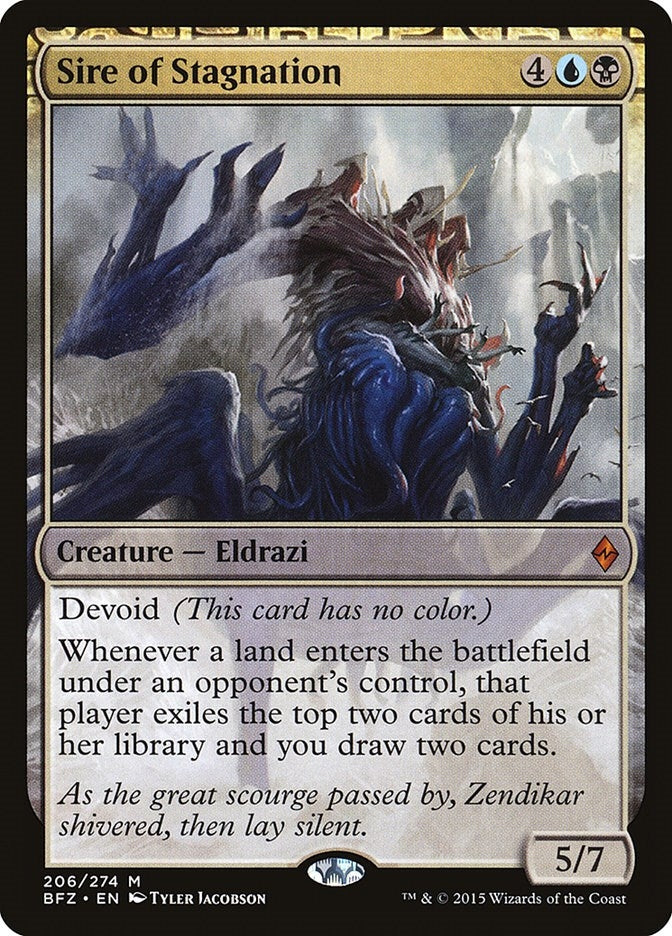 Image for Sire of Stagnation (206) [Battle for Zendikar]