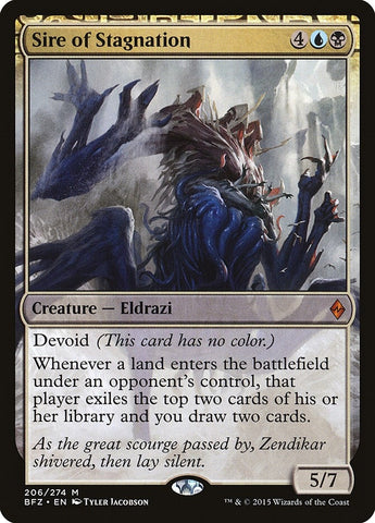 Image for Sire of Stagnation (206) [Battle for Zendikar]