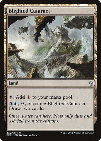 Image for Blighted Cataract (229) [Battle for Zendikar]