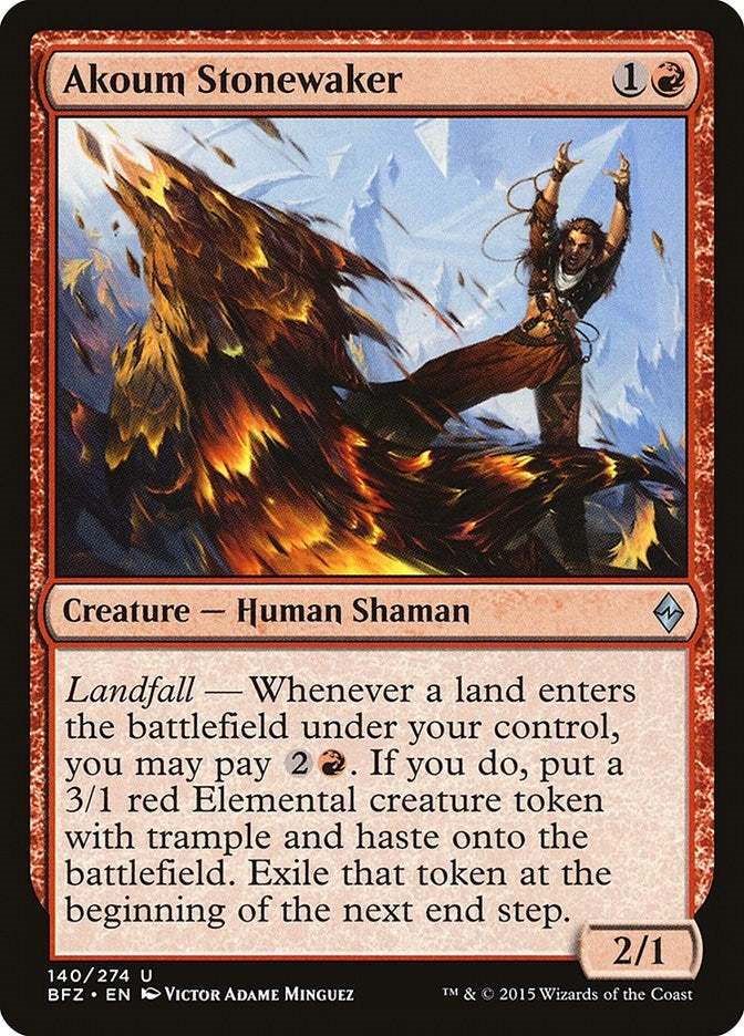 Image for Akoum Stonewaker (140) [Battle for Zendikar]