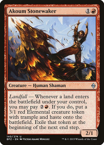 Image for Akoum Stonewaker (140) [Battle for Zendikar]