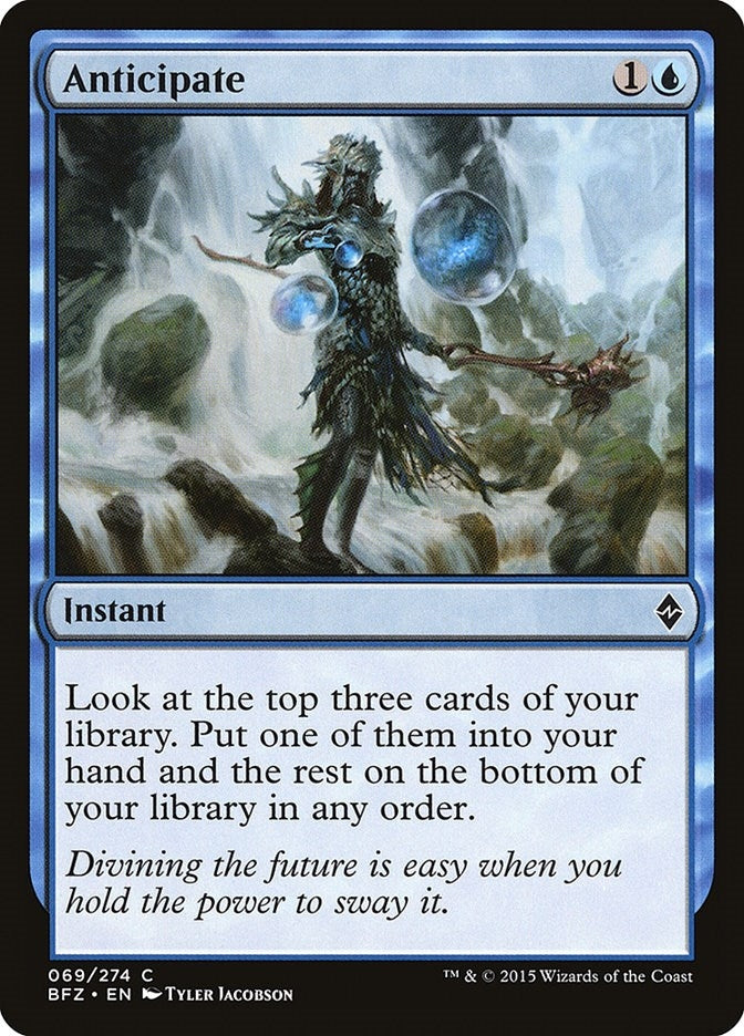 Image for Anticipate (69) [Battle for Zendikar]