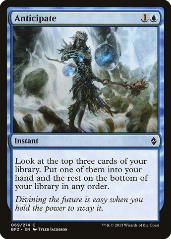 Image for Anticipate (69) [Battle for Zendikar]