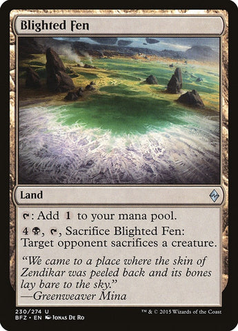 Image for Blighted Fen (230) [Battle for Zendikar]