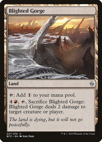 Image for Blighted Gorge (231) [Battle for Zendikar]