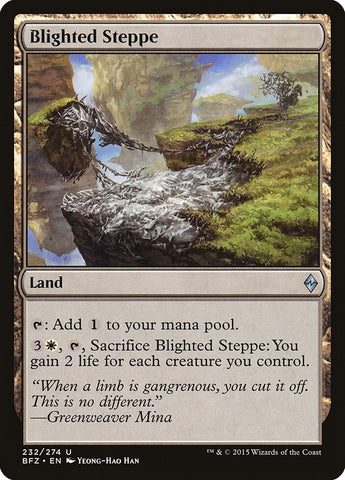 Image for Blighted Steppe (232) [Battle for Zendikar]
