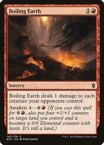 Image for Boiling Earth (142) [Battle for Zendikar]