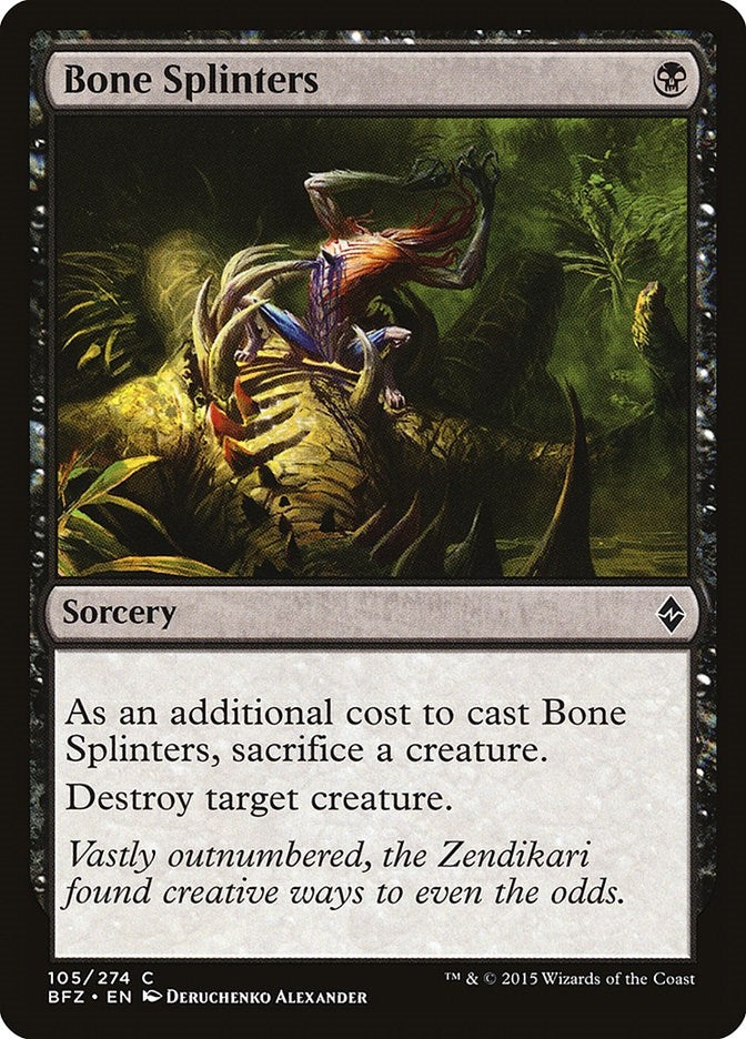 Image for Bone Splinters (105) [Battle for Zendikar]