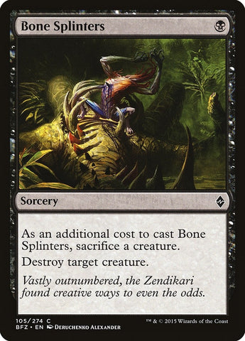 Image for Bone Splinters (105) [Battle for Zendikar]
