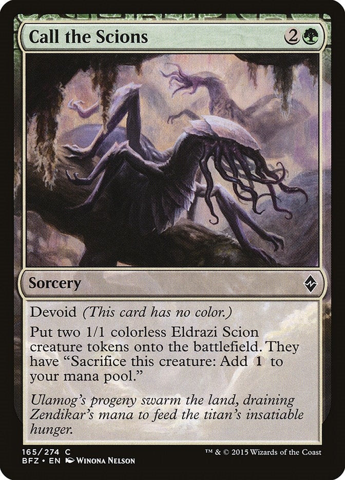 Image for Call the Scions (165) [Battle for Zendikar]