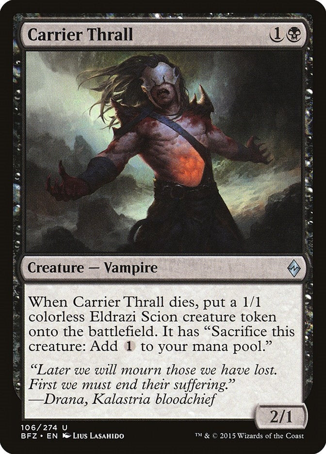 Image for Carrier Thrall (106) [Battle for Zendikar]