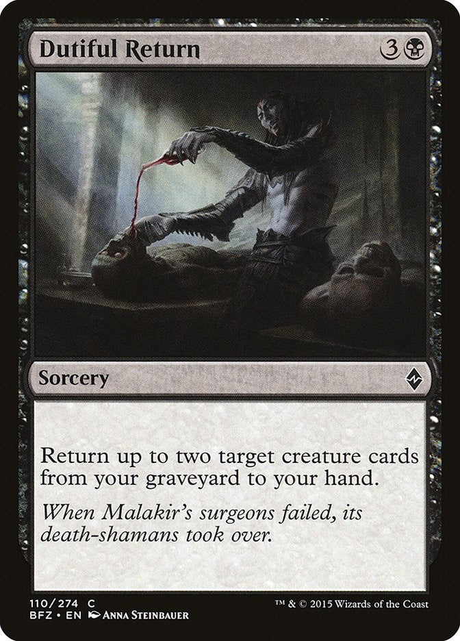 Image for Dutiful Return (110) [Battle for Zendikar]