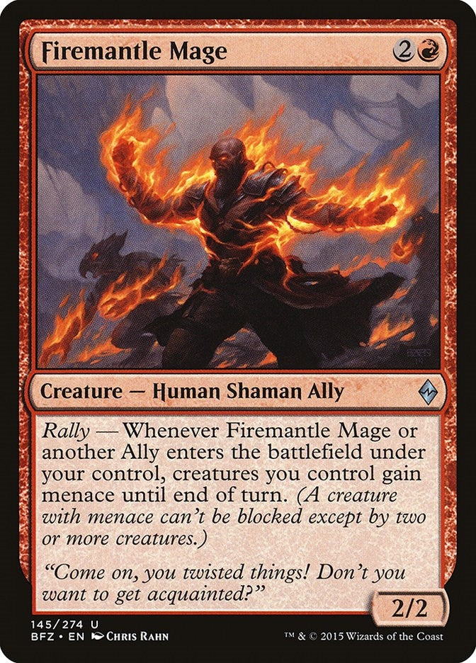 Image for Firemantle Mage (145) [Battle for Zendikar]