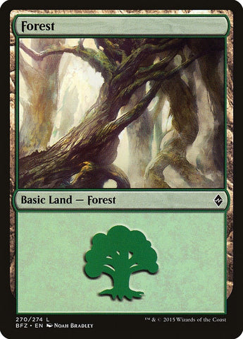 Image for Forest (270) (270) [Battle for Zendikar]